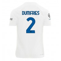 Camisa de Futebol Inter Milan Denzel Dumfries #2 Equipamento Secundário 2023-24 Manga Curta